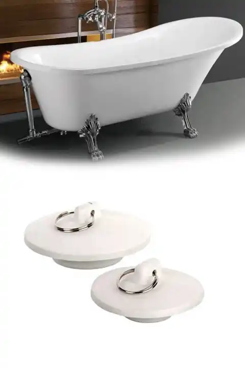 Banyo Küvet Lavabo Tıpası Lavabo Gider Tıkacı 2li