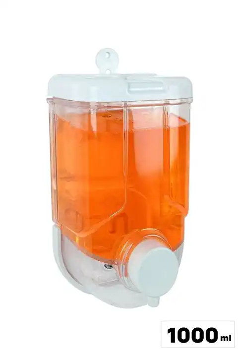 Duvara Monte Edilbilir Sıvı Sabunluk Dispanseri Mutfak Banyo Sıvı Sabunluk 1000 ml.