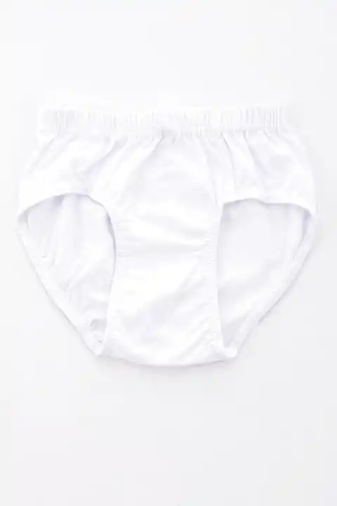 Erkek Çocuk Pamuklu Beyaz Desenli Slip Külot 7 Yaş - 8 Yaş 1 Adet