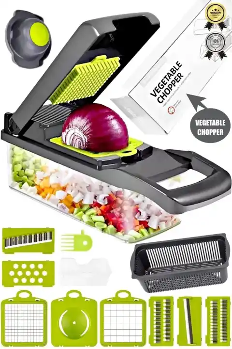 Patates Sebze Küp Rende Doğrayıcı Dicer Mandolin Dilimleyici Jülyen Kesici Vegetable Chopper Seti