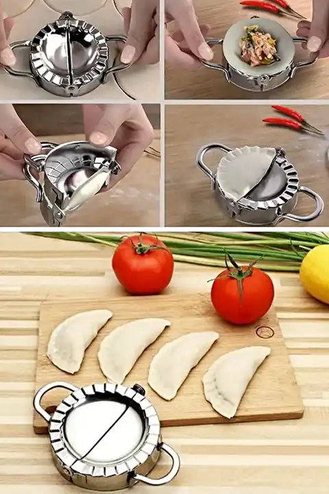 Ravioli Mantı Kalıbı Çelik Çiğ Börek Hamuriçi Kurabiye Köfte Press Kalıbı Hamur Şekillendirici Alet