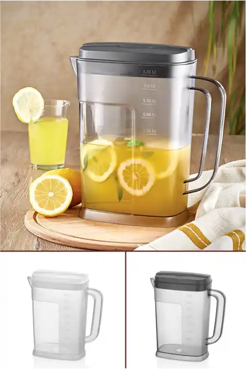 Retro Kapaklı Işıl Sürahi 2250 ml.