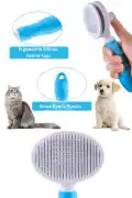 2li Kedi Fırça ve Tarağı Kıl Tüy Toplayıcı Tiftik Tarak +  Hazneli Kıl Toz Toplayıcı Temizleyici 04 - Görsel 3