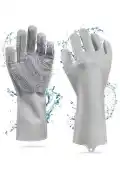 Sihirli Magic Bulaşık Eldiveni Tırtıklı Elastik Kaymaz Dayanıklı Fırın Mutfak Araç Yıkama Eldiveni - Görsel 1