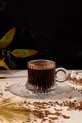 12 Parça Cam Kahve Fincan Seti Origami Çizgili Desen Nescafe Fincanı Cam Tabaklı Çay Takımı 125cc - Görsel 4
