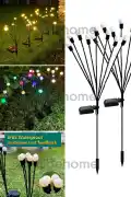 6 Ledli Solar Bahçe Işıkları Renkli Dış Mekan Peyzaj 2 Modlu Bahçe Çiti Güneş Enerjili Süs Lambalar - Görsel 5