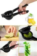 Lüks Döküm Limon Portakal Narenciye Sıkacağı Paslanmaz Siyah Dayanıklı Çok Pratik Mutfak Aleti - Görsel 6