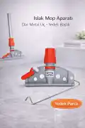 Wesso Islak Mop Aparatı Dar Metal Uç - Görsel 1