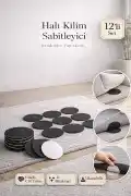 12li Kilim Halı Kaydırmaz Sabitleyici Cırt Kendinden Yapışkanlı Koltuk Örtüsü Halı Kayma Önleyici - Görsel 1