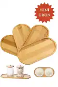 Bambu Yağdanlık Altlığı - Sabunluk Standı - Çok Amaçlı Sunumluk - Görsel 2