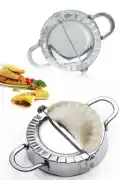 Ravioli Mantı Kalıbı Çelik Çiğ Börek Hamuriçi Kurabiye Köfte Press Kalıbı Hamur Şekillendirici Alet - Görsel 5