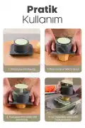 Vegetable Cutter Pro Rende Sebze Doğrayıcı Dilimleyici Hazneli Soğan Küp Kesici Dicer Rende Seti - Görsel 5
