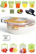 Vegetable Cutter Pro Rende Sebze Doğrayıcı Dilimleyici Hazneli Soğan Küp Kesici Dicer Rende Seti - Görsel 1