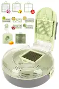 Vegetable Cutter Pro Rende Sebze Soğan Küp Doğrayıcı Dilimleyici Hazneli Kesici Dicer Rende Seti - Görsel 1