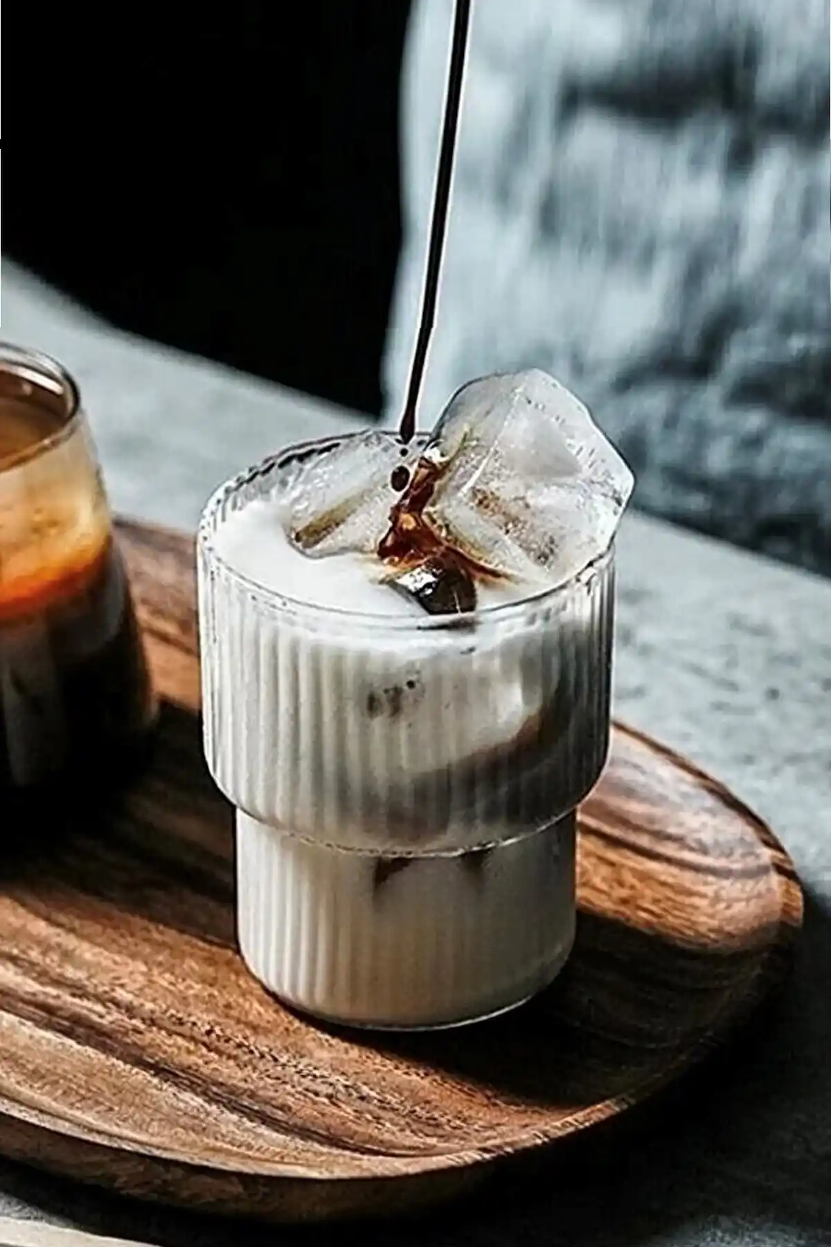 6lı Origami Stil Cam Bardak + Cam Pipet Kokteyl Çay Kahve Sunum Bardağı Seti