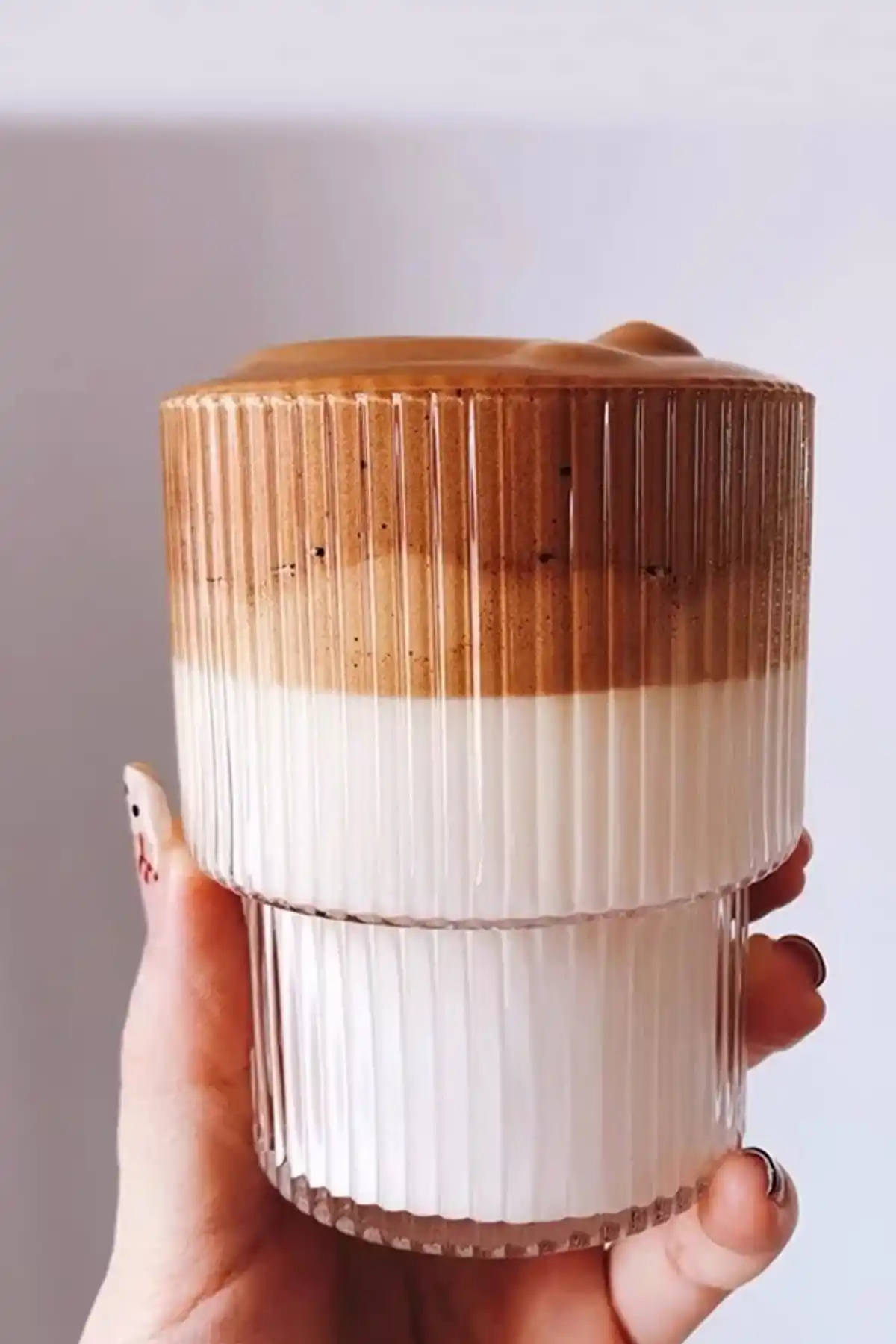 6lı Origami Stil Cam Bardak + Cam Pipet Kokteyl Çay Kahve Sunum Bardağı Seti