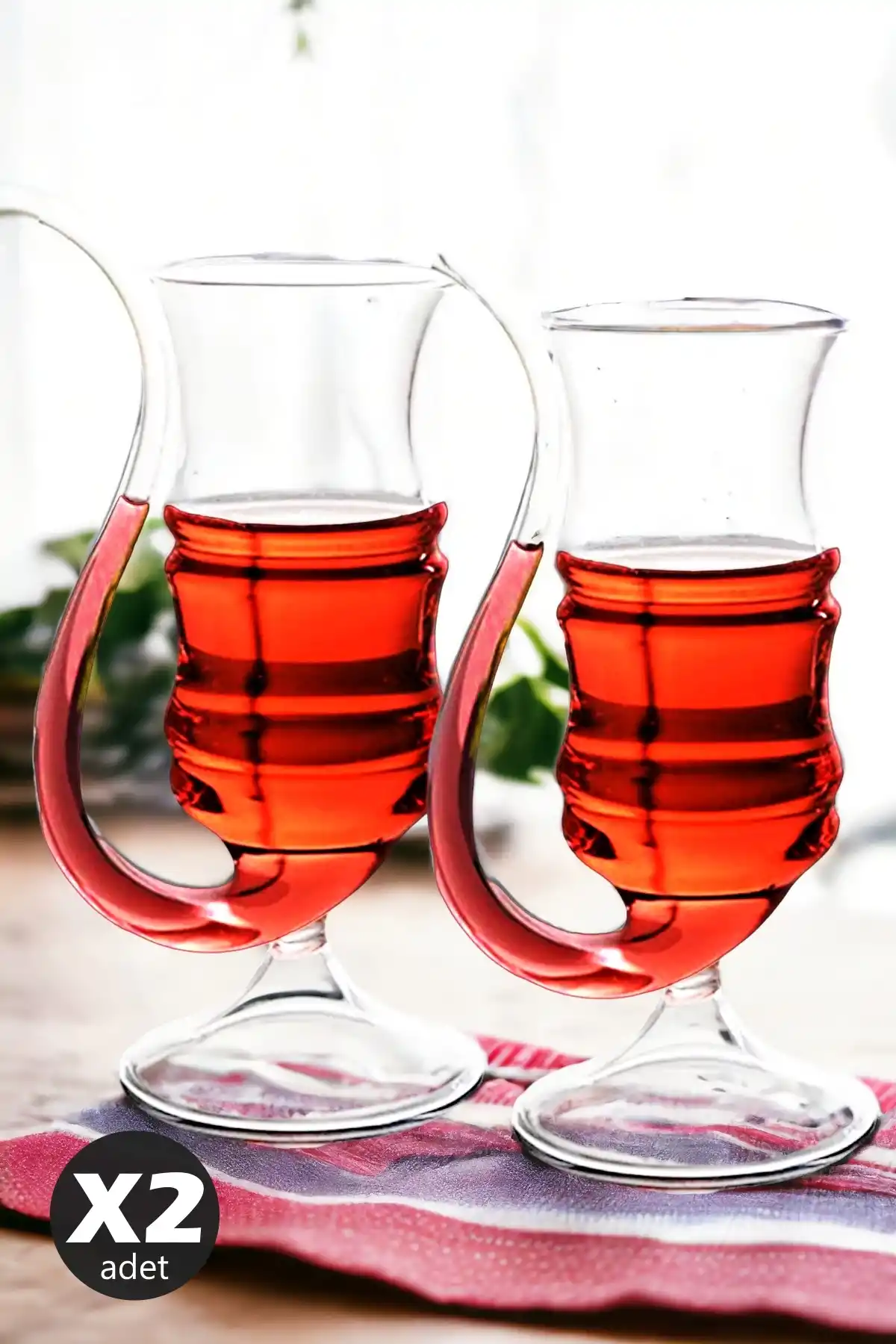 2li Pipetli Cocktail Bardak Çizgili Düz Kokteyl Coupes Vaso Borosilikat Bardak Seti
