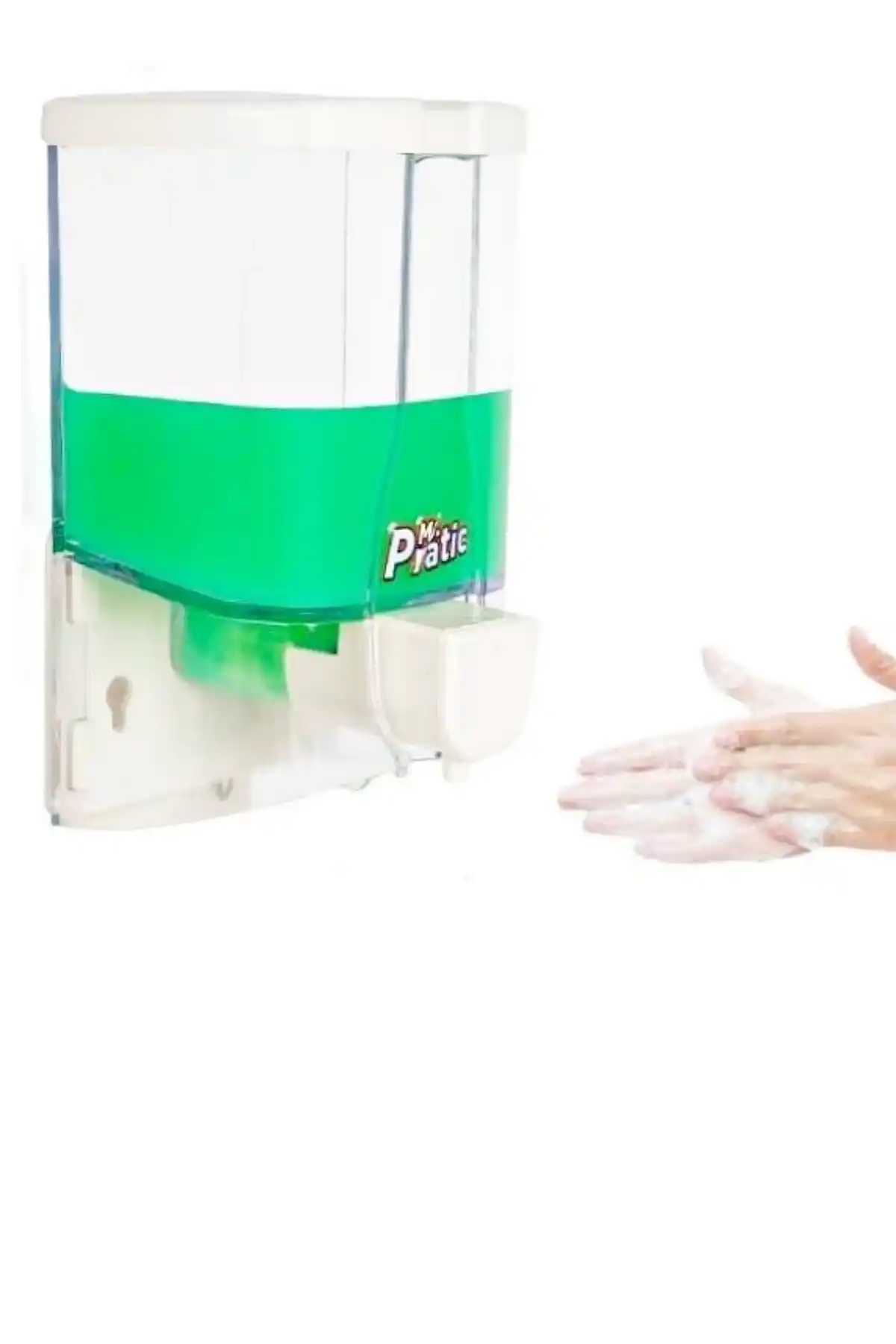Duvara Monte Edilbilir Sıvı Sabunluk Dispanseri Mutfak Banyo Sıvı Sabunluk 500 ml.