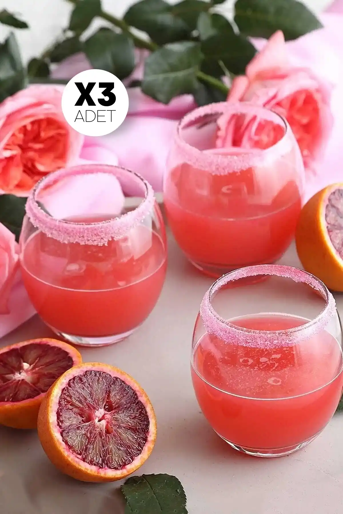3lü Empire 405 ml Meşrubat Kokteyl Cam Bardak Seti Kahve Sunum Bardağı