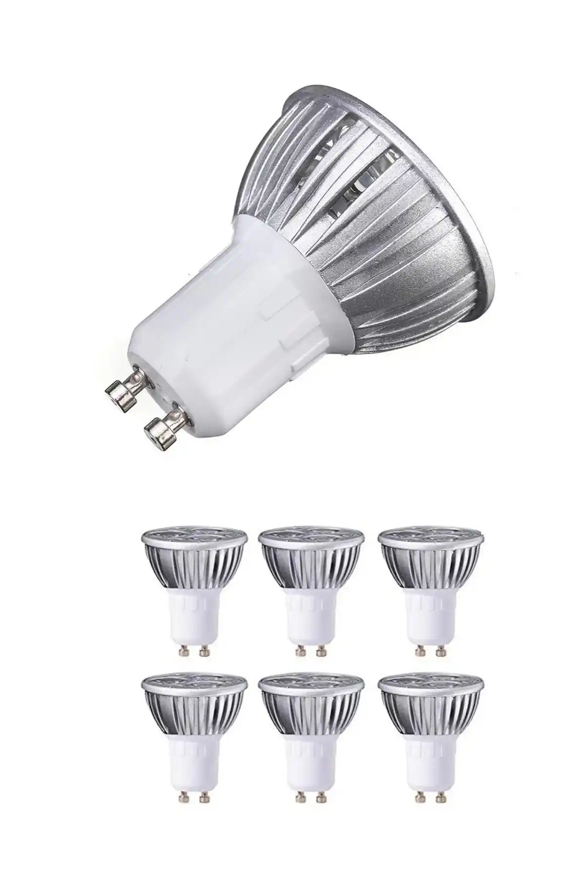 3W GU10 Led Spot Ampül Sıcak Beyaz 250 Lümen 220V