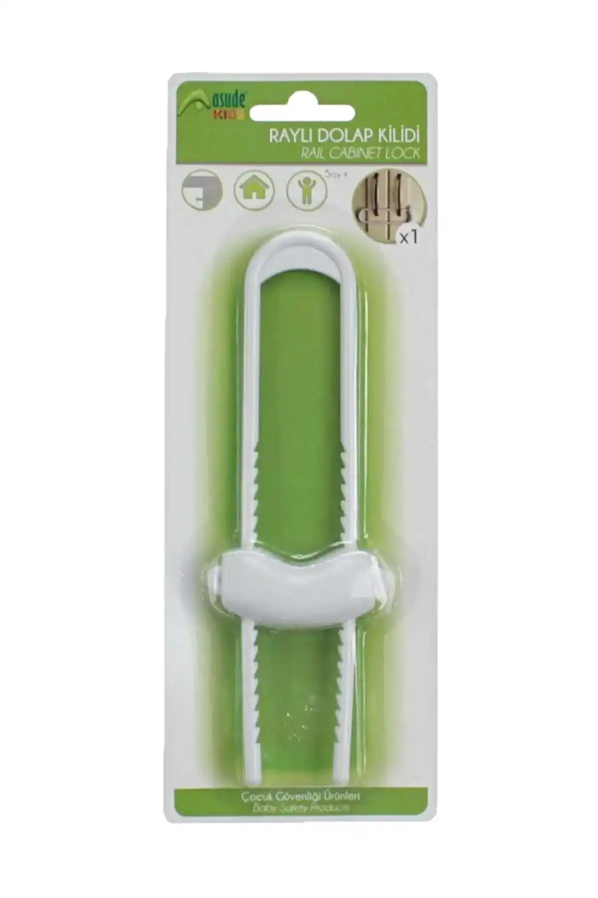 Ayarlanabilir Raylı Dolap Kilidi Çocuk Emniyeti