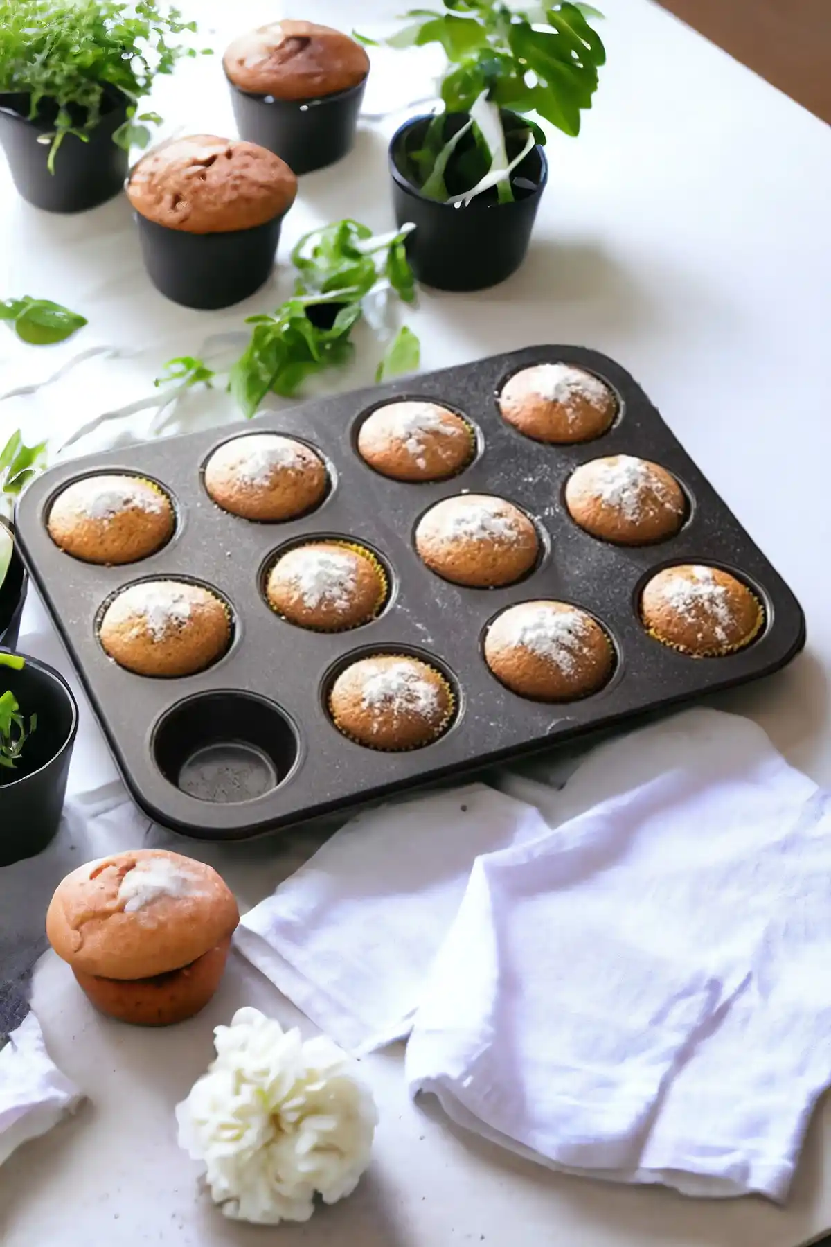 Muffin Kalıbı 12li Kek Pasta Kurabiye Cupcake Lüx Muffin Kalıbı Kek Çörek Fırın Kapsülü Tepsisi