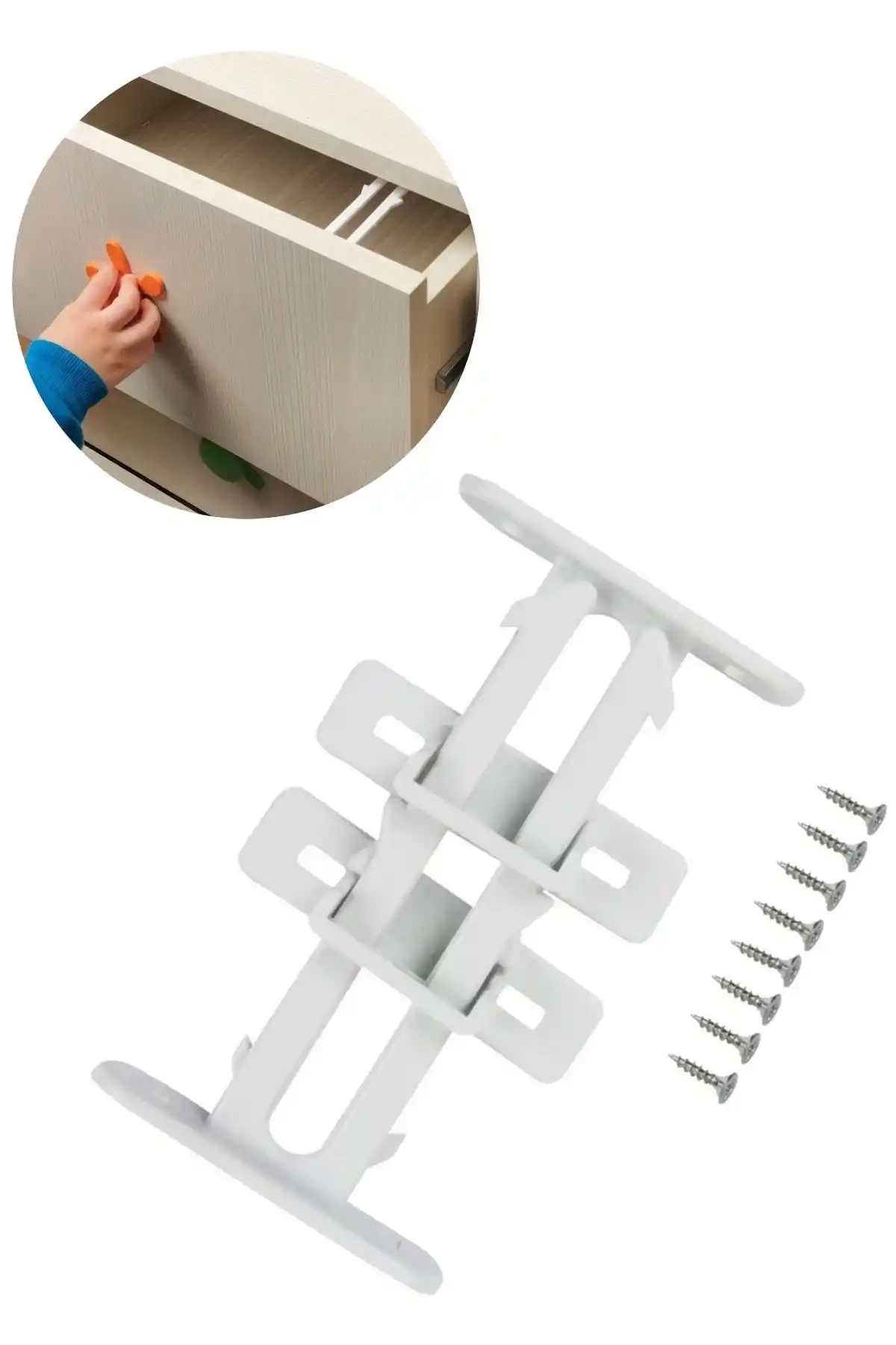 Pratik Ayarlanabilir Çocuk Çekmece Kilidi