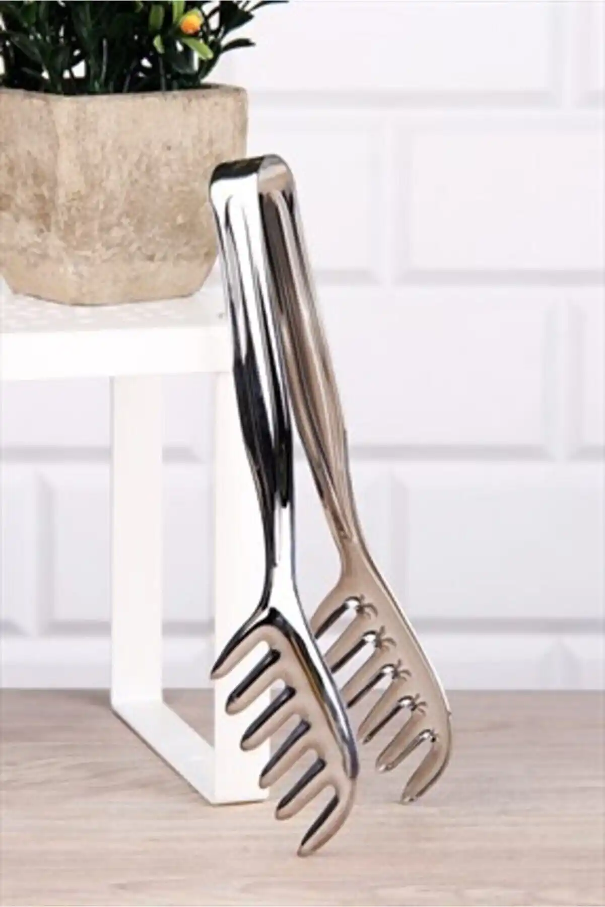 Izgara Maşası Çelik Yumurta Çırpıcısı Kepçe Kevgir Makarna Salata Maşası Karıştırıcı Tel Çırpıcısı