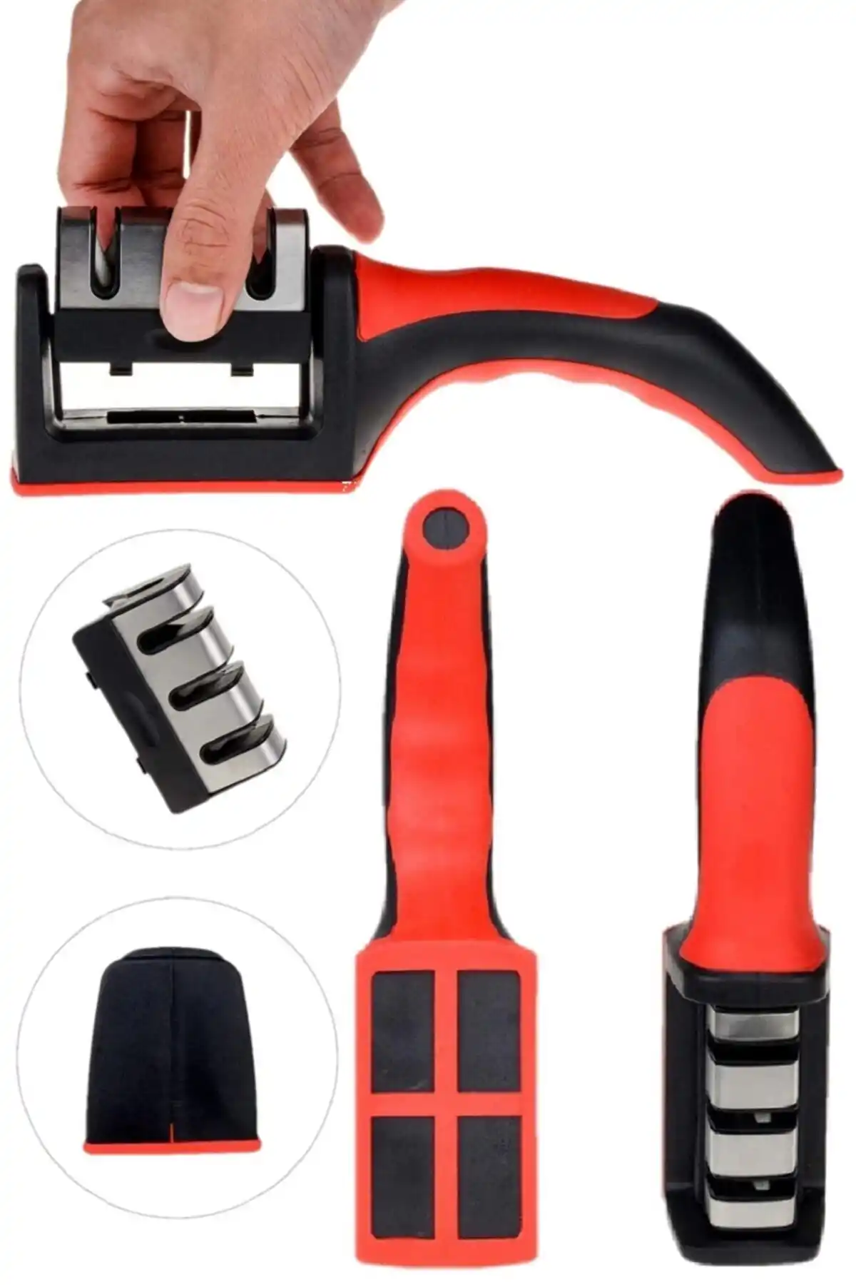 Bıçak Bileyici Açılı Seramik Tungsten Elmas Uçlu Kasap Mutfak Çelik El Bıçakları Bileme Aleti Masat