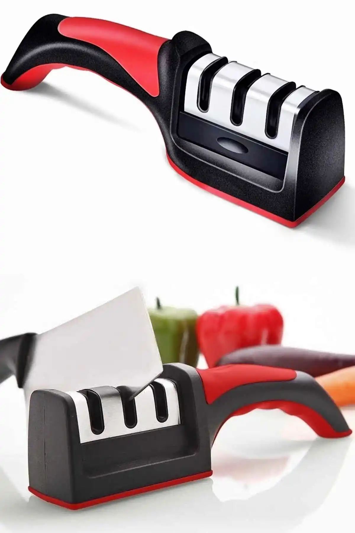 Bıçak Bileyici Açılı Seramik Tungsten Elmas Uçlu Kasap Mutfak Çelik El Bıçakları Bileme Aleti Masat