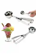 Dondurma Kaşığı Çelik Yumurta Çırpıcı Servis Kaşığı Dolma Biber Oyucu Kevgir Kepçe Patates Soyucu - Görsel 4