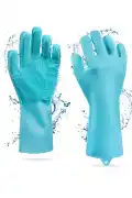 Sihirli Magic Bulaşık Eldiveni Tırtıklı Elastik Kaymaz Dayanıklı Fırın Mutfak Araç Yıkama Eldiveni - Görsel 6
