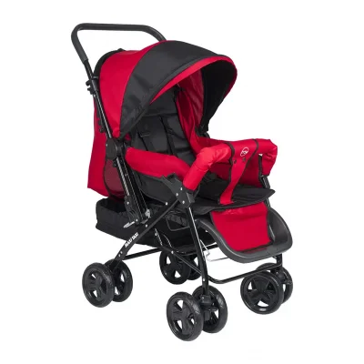 Maxi Taxi 2 Way Çift Yönlü Bebek Arabası / Kırmızı
