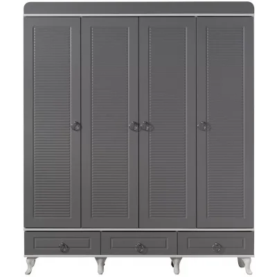 Pera 4 Kapılı Bebek Odası Dolap