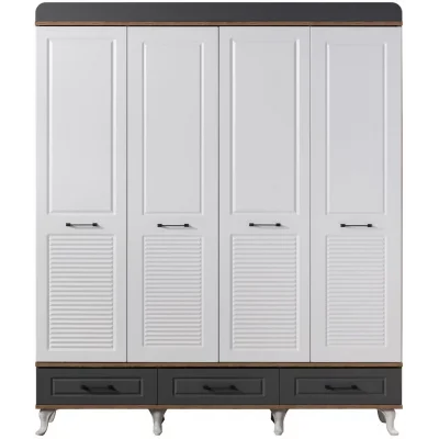 Cherry 4 Kapılı Bebek Odası Dolap