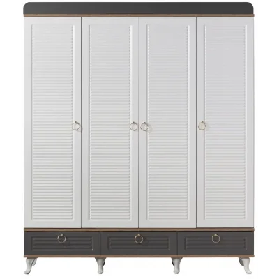 Bloom 4 Kapılı Bebek Odası Dolap