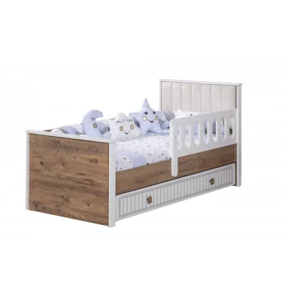 Çizgi Kapitone Karyola 90x190