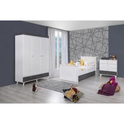 Sidelya 3 Kapılı Kapitoneli Bebek Odası Takımı
