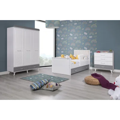 Luna 3 Kapılı Kapitoneli Bebek Odası Takımı