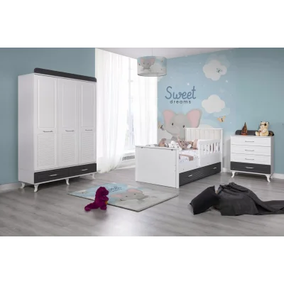 Benny 3 Kapılı Kapitoneli Bebek Odası Takımı