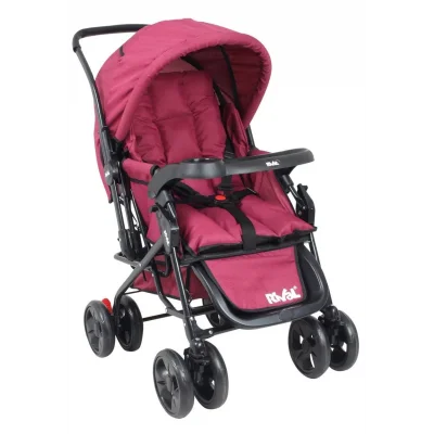Rival rv107 Maxi Çift Yönlü Bebek Arabası Fuşya
