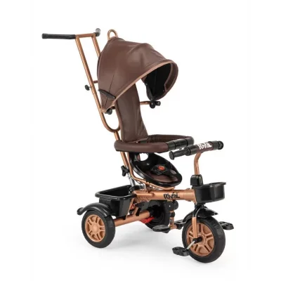 Rival Rv501 Gold Hiper Bike Ebeveyn Kontrollü 3 Tekerli Çocuk Bisikleti / Kahverengi