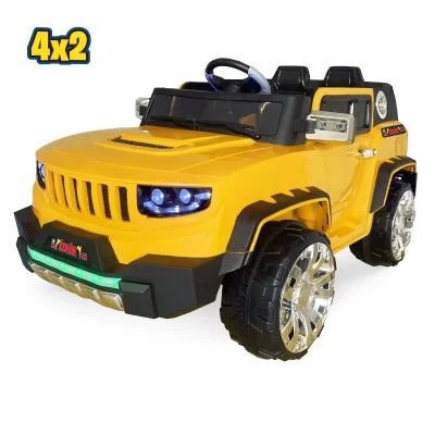 İznik Kumandalı Akülü Araba Akülü Jeep 12V 4x2 / Sarı