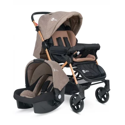 4 Baby Olympus Gold Travel Sistem Bebek Arabası Kahve