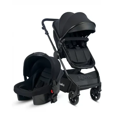 4 Baby Cool Siyah Travel Sistem Bebek Arabası