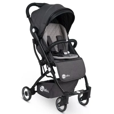 4 Baby Drone Siyah Kabin Bebek Arabası Antrasit