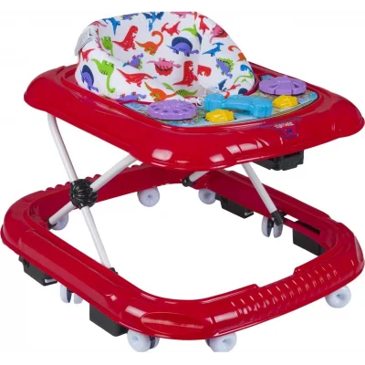 Taşpınar Kırmızı Dido Stoplu Bebek Yürüteç