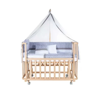 Baby Tech Modern Anne Yanı 60x120 Naturel Beşik