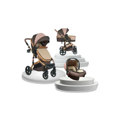 Joell New Truva III Travel Sistem Bebek Arabası - Kahverengi