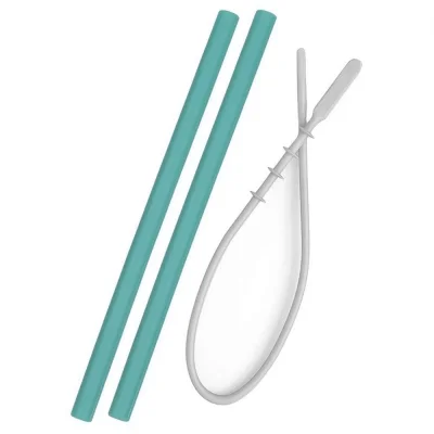 Oioi Silikon Pipet 2li Bordo Temizleme Fırçalı Yeşil